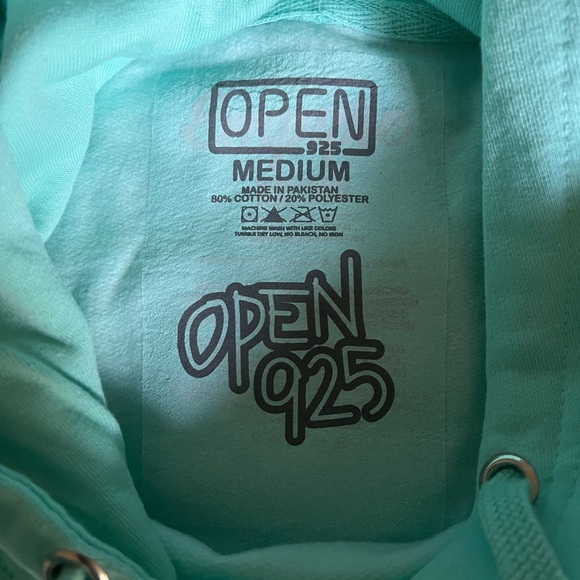 Open 925 Men's Hoodie Work it Out Hoodie Unisex - Picture 6 of 7